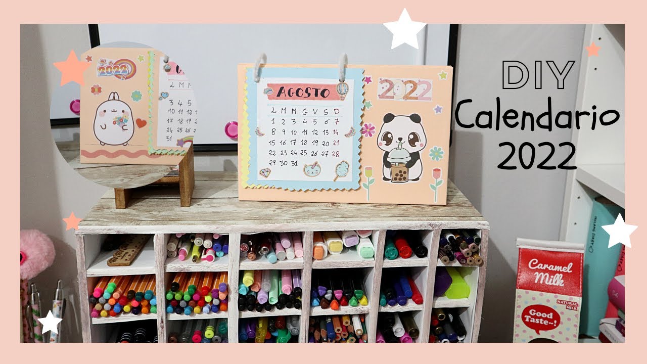 Come creare un calendario da scrivania | DIY Desk Calendar 2022