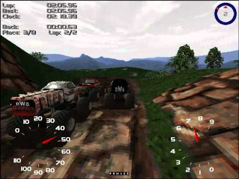 monster truck madness pc cheats