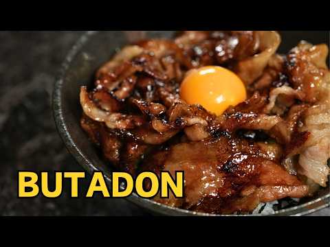 Make Perfect Butadon in 10 Minutes at Home! Easy Japanese Pork Rice Bowl !