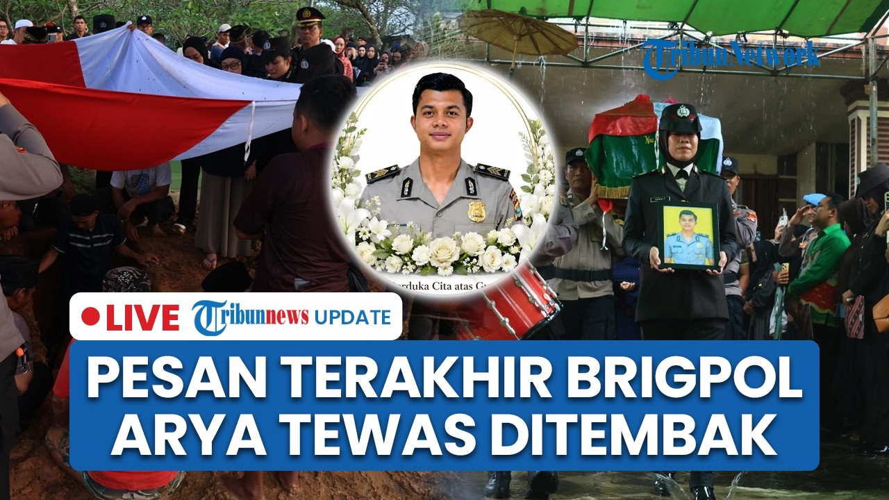 LIVE: Pesan Terakhir Brigadir Arya sebelum Tewas Ditembak Maling saat Gagalkan Curanmor di Lampung