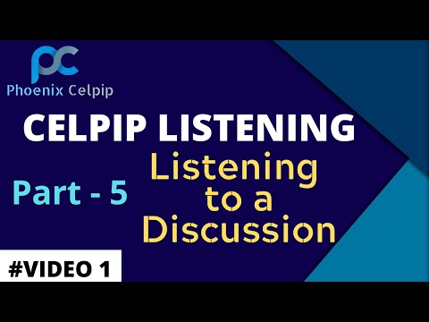Celpip Listening Test Part - 5 | Listening to a Discussion | Celpip Exam Listening Practice (Celpip Listening Test Part - 5 | Listening to a Discussion | Celpip Exam Listening Practice)