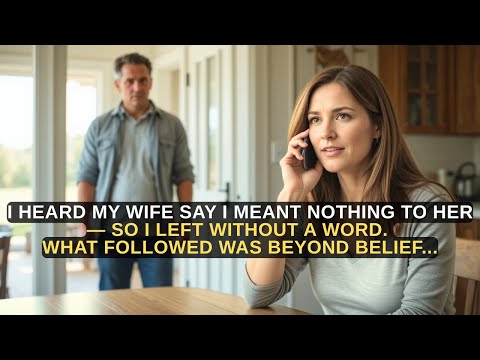 I Accidentally Heard My Wife Say She Hated Me — So I Vanished. She Never Expected What Came Next…