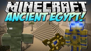 Minecraft | ANCIENT EGYPT! (Battle the Almighty Pharoah, Mummies & More!) | Mod Showcase [1.5.2]