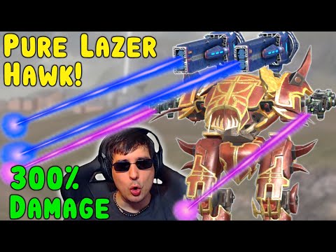 PURE LASER HAWK - 300% Damage FLUX GEKKO - War Robots Mk2 Gameplay WR