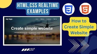 How to create website using  HTML and CSS |How to create Website using html | How to create website