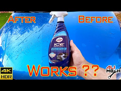 Does Turtle Wax Ice Detailer spray working, how to protect car paint/spray wax turtle/ ALIMECH