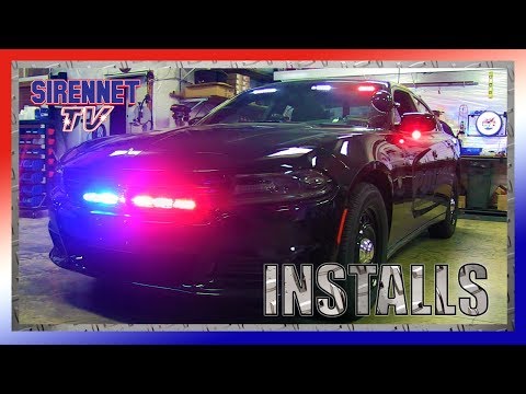 A 2017 Slicktop Dodge Charger Patrol Vehicle Installation
