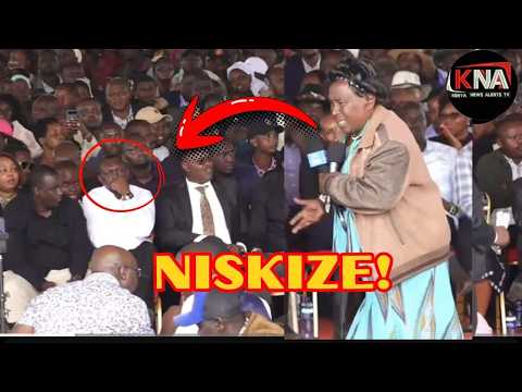 A BITTER KALENJIN MOTHER STORMS SUDI AND OLE NTUTU KALENJIN LANGUAGE DURING NG'ENO FUNERAL SERVICE