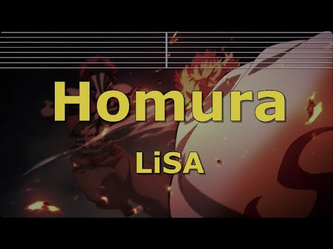 Karaoke♬ Homura - LiSA 【No Guide Melody】 Demon Slayer