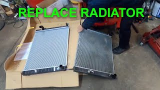 INFINITI FX35, FX37, QX70 - Fixing Radiator Leak