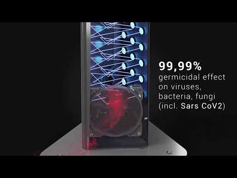 Luftreiniger Luftentkeimungsgerät - Saubere Luft dank UVC Luftreiniger Luftentkeimungsgerät Video