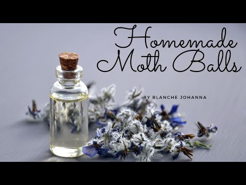 DIY Essential Oil Moth Balls