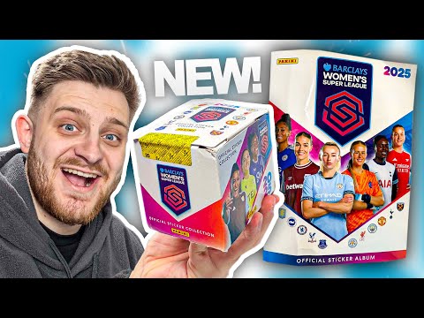 I OPENED a FULL BOX of Panini WSL STICKER PACKS!! (NEW 2025 Collection!)