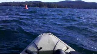 preview picture of video 'Hobie Pro Angler. 1st Rough Water test. Sooke.'