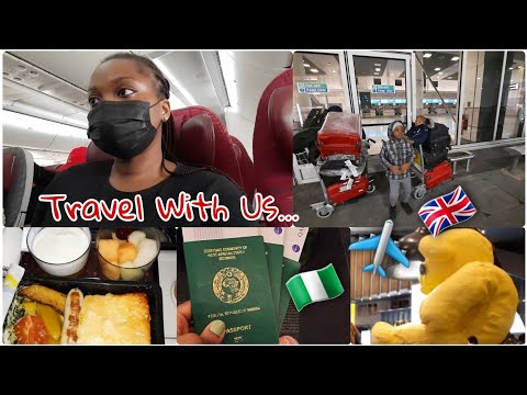 Nigeria 🇳🇬 to Uk 🇬🇧 | Traveling With Dependants | Family Relocation Vlog | Travel Vlog | Tola Lusi