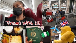 Nigeria 🇳🇬 to Uk 🇬🇧 | Traveling With Dependants | Family Relocation Vlog | Travel Vlog | Tola Lusi