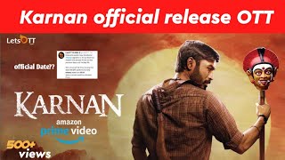 Karnan official release OTT | Amazon prime | Release date ?? | Dhanush | Cine Mass
