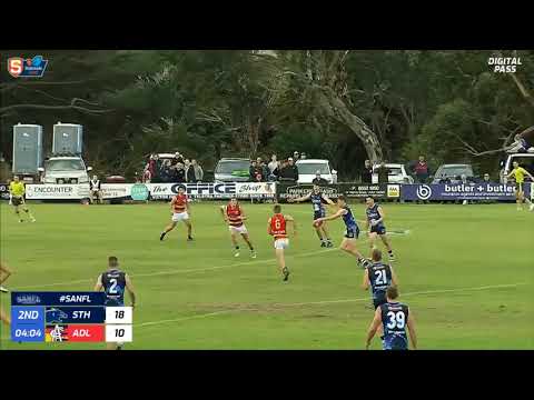 Round 14 SANFL Snapshot - South's Jason Horne baulks and snaps