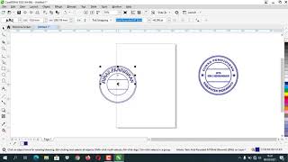 Download lagu CARA MEMBUAT STEMPEL SEKOLAH DI COREL DRAW 2020 mp3