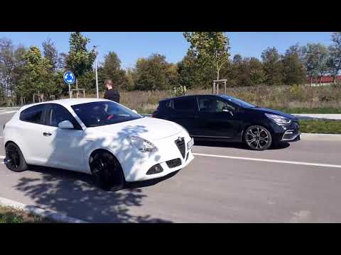 Alfa Giulietta 2.0 JTDm DCT stage 1 vs. Renault Clio RS220 Trophy