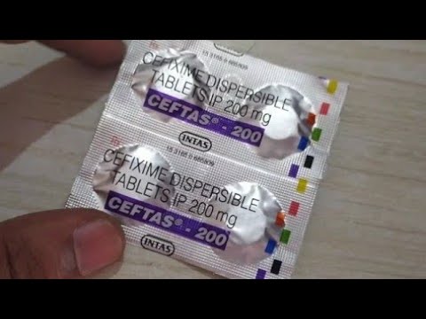 Ceftas cefixime 200 mg tablet, 10x10 tablets, prescription