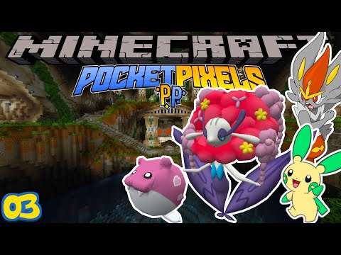 Pixelmon POCKETPIXELS Yellow Survival - Episode 3 (Pokemon In Minecraft)