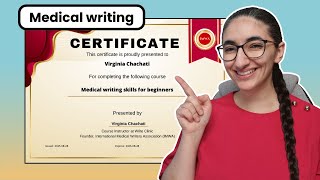 How to post your medical writing certificate on LinkedIn