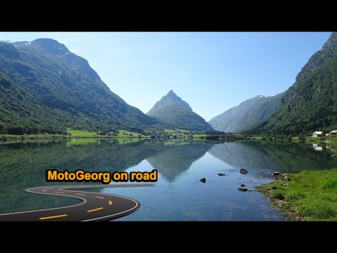 Norwegen / Sogndalsfjøra - Geiranger - Skandinavien mit Motorrad - Teil4