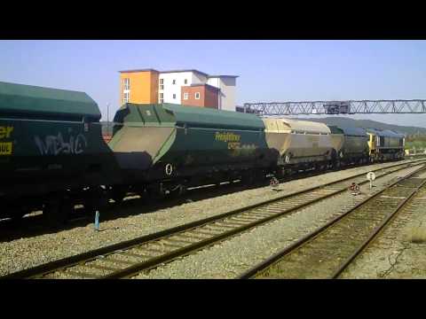 Freightliner 66 Stone Train at Cardiff Central