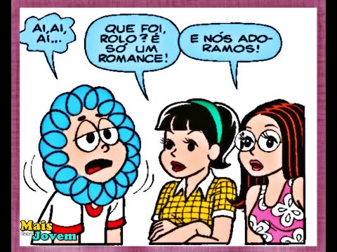 Tina e Rolo em Pensando bem | Quadrinhos Turma da Mônica