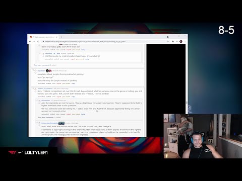 Tyler1 Reacts to TF Blade's Controversial Clip On Reddit!!