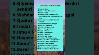 Download lagu 20 sifat wajib Allah, mengingat pelajaran jaman SD dulu #shorts #islam #dakwah mp3