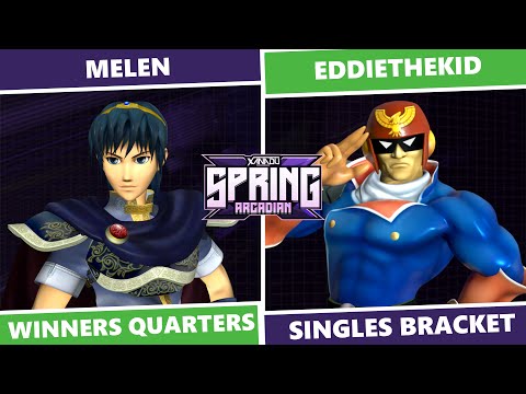 Spring Arcadian 2023: Winners Quarters - Melen (Marth) Vs EddieTheKid (C. Falcon) SSBM Singles