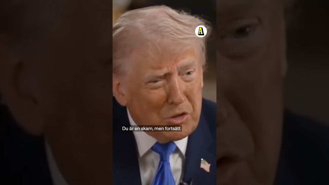 Trumps till programledaren: ”Du är en skam”