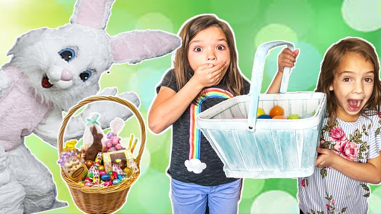 Easter Bunny left us a Toy Scavenger Hunt! We almost CAUGHT the Easter Bunny!