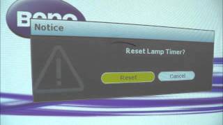 [BenQ FAQ] Projector_ How to reset Lamp Timer