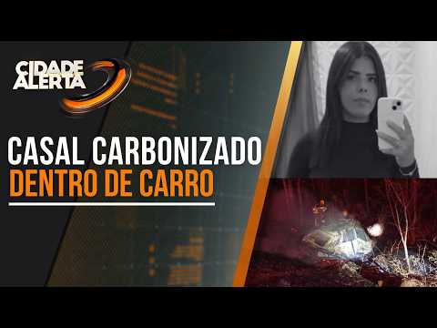 CASAL É ENCONTRADO CARBONIZADO DENTRO DE CARRO QUEIMADO, NO NORTE DE MINAS