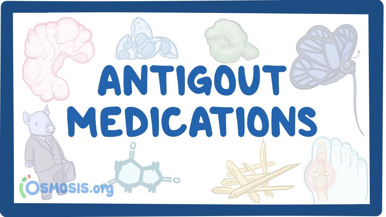 Antigout medications ~pharmacology~