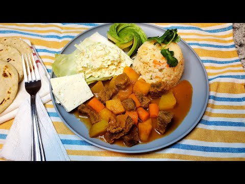 Carne guisada salvadoreña deliciosa y fácil de preparar 😋