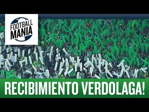 "Recibimiento Verdolaga! Atlético Nacional Entrance Vs. Emelec - Copa Libertadores 2015" Barra: Los del Sur • Club: Atlético Nacional