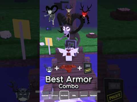 Best Armor Combo Vs Monster 🛡 99 nights in the forest #99nightsintheforest #99nights #roblox