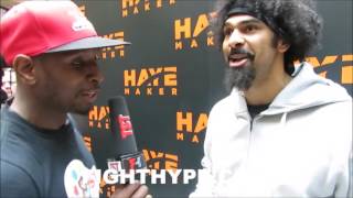 DAVID HAYE EAGER TO END "ANNOYING" SHANNON BRIGGS' "LET'S GO CHAMP" MOVEMENT AFTER GJERJAJ CLASH