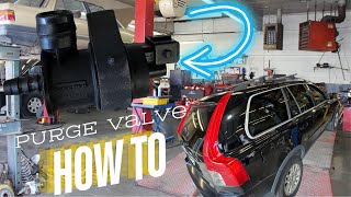 Volvo  xc 90 purge valve HOW TO diag and replace