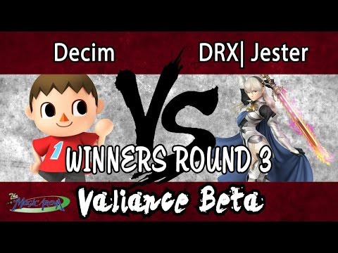 Valiance β - Decim (Villager) vs. DRX Jester (Corrin) - WR3 - Smash 4 - Wii U