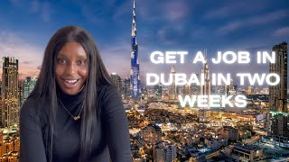 How to get a job in Dubai 2023 - On A Visit Visa!