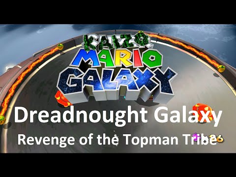 Kaizo Mario Galaxy | Dreadnought Galaxy – Revenge of the Topman Tribe | 100% Walkthrough