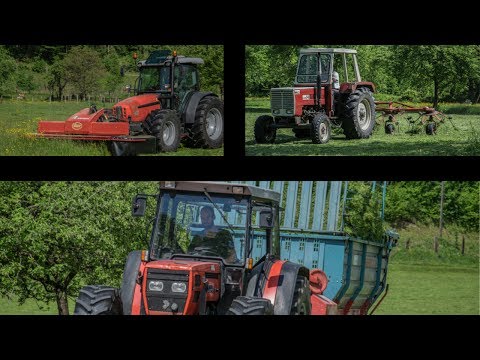 Vom Mähen bis zum Einfahren!! | 1.Schnitt 2017 | Same Power | Steyr | Mengele