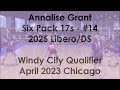 Annalise Grant #14 - Six Pack 17s Windy City Qualifier Highlights April 7-9 2023