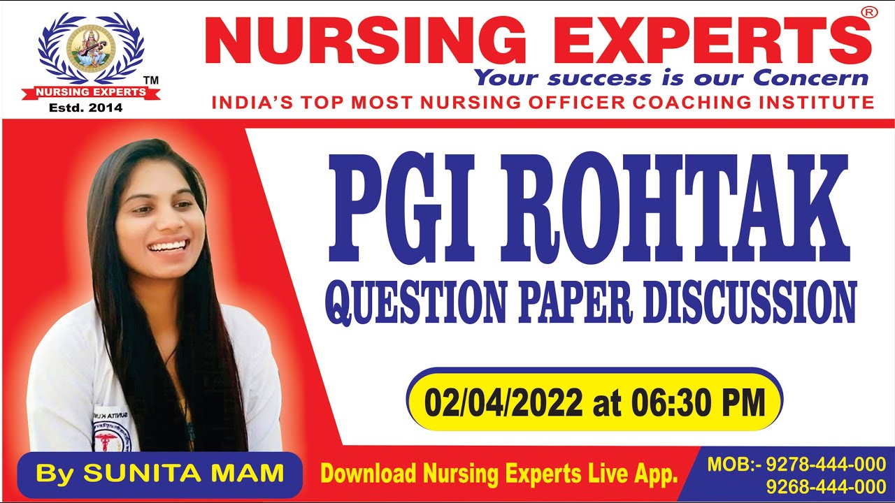 PGI rohtak Previous year Question paper Discussion || BY Sunita Mam