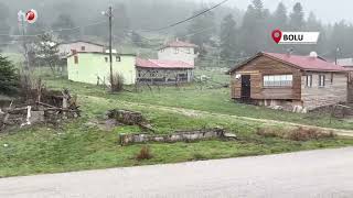 Boluda Nisan Ayında Kar Sürprizi